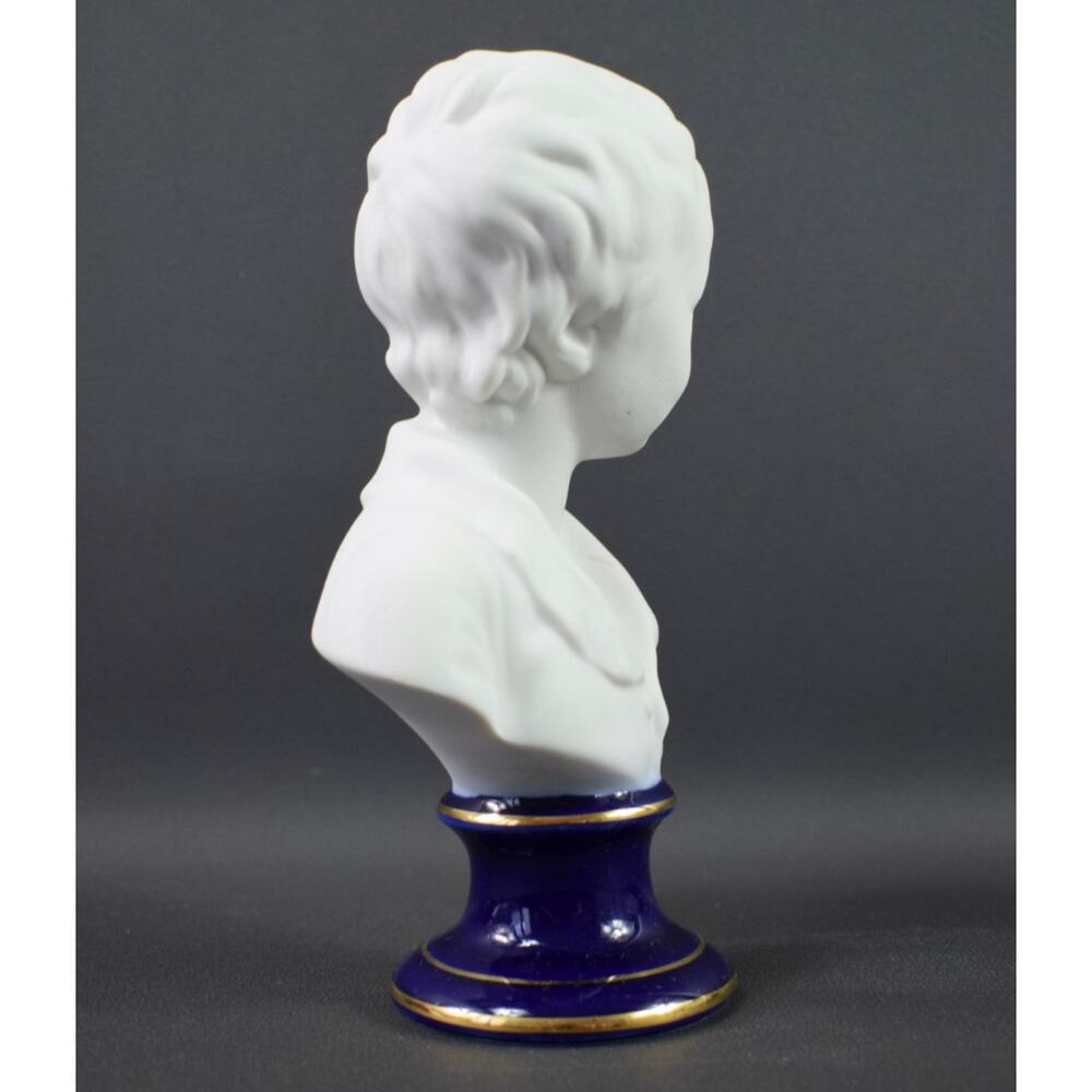 Vtg Tharaud  Limoges Bisque Bust of Alexandre Brongniart by Houdon - Picture 4 of 6